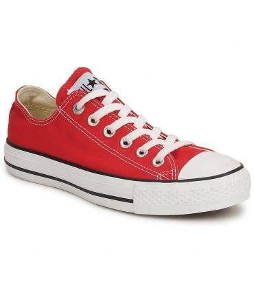 Women Converse Low Top Red
